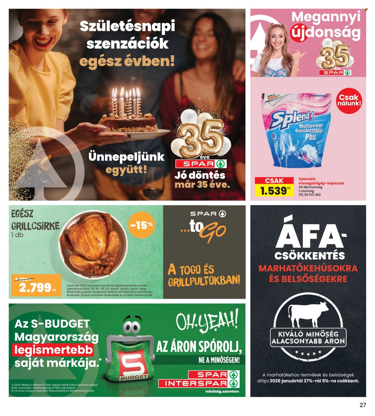 INTERSPAR akciós újságok - 2026.02.19 - 2026.02.25. Oldal 27