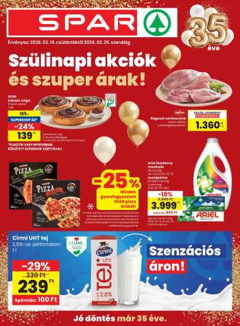Újság SPAR - 2026.02.19 - 2026.02.25.