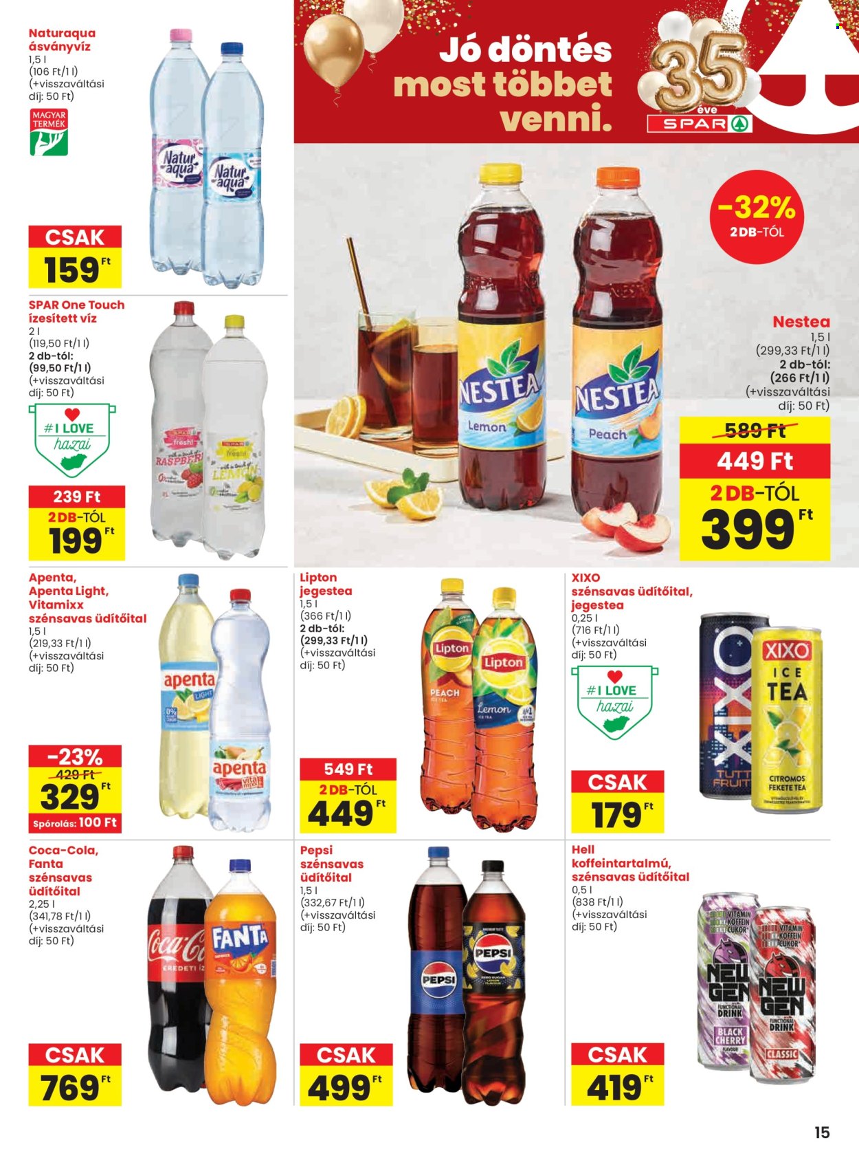 SPAR akciós újságok - 2026.02.19 - 2026.02.25. Oldal 15