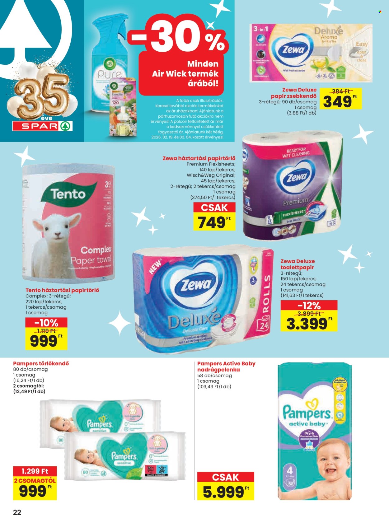 SPAR akciós újságok - 2026.02.19 - 2026.02.25. Oldal 22