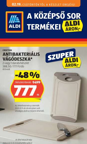 Újság Aldi - 2026.02.19 - 2026.02.25.
