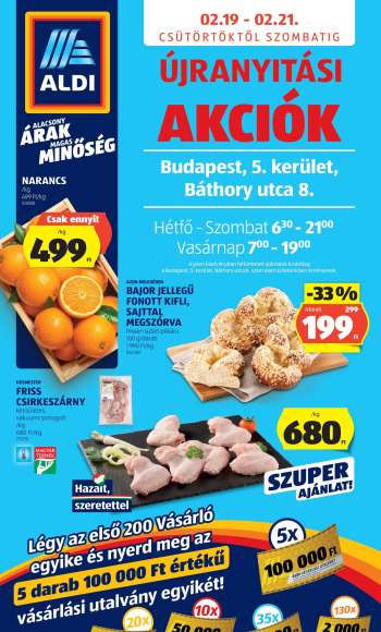 Újság Aldi - 2026.02.19 - 2026.02.21.