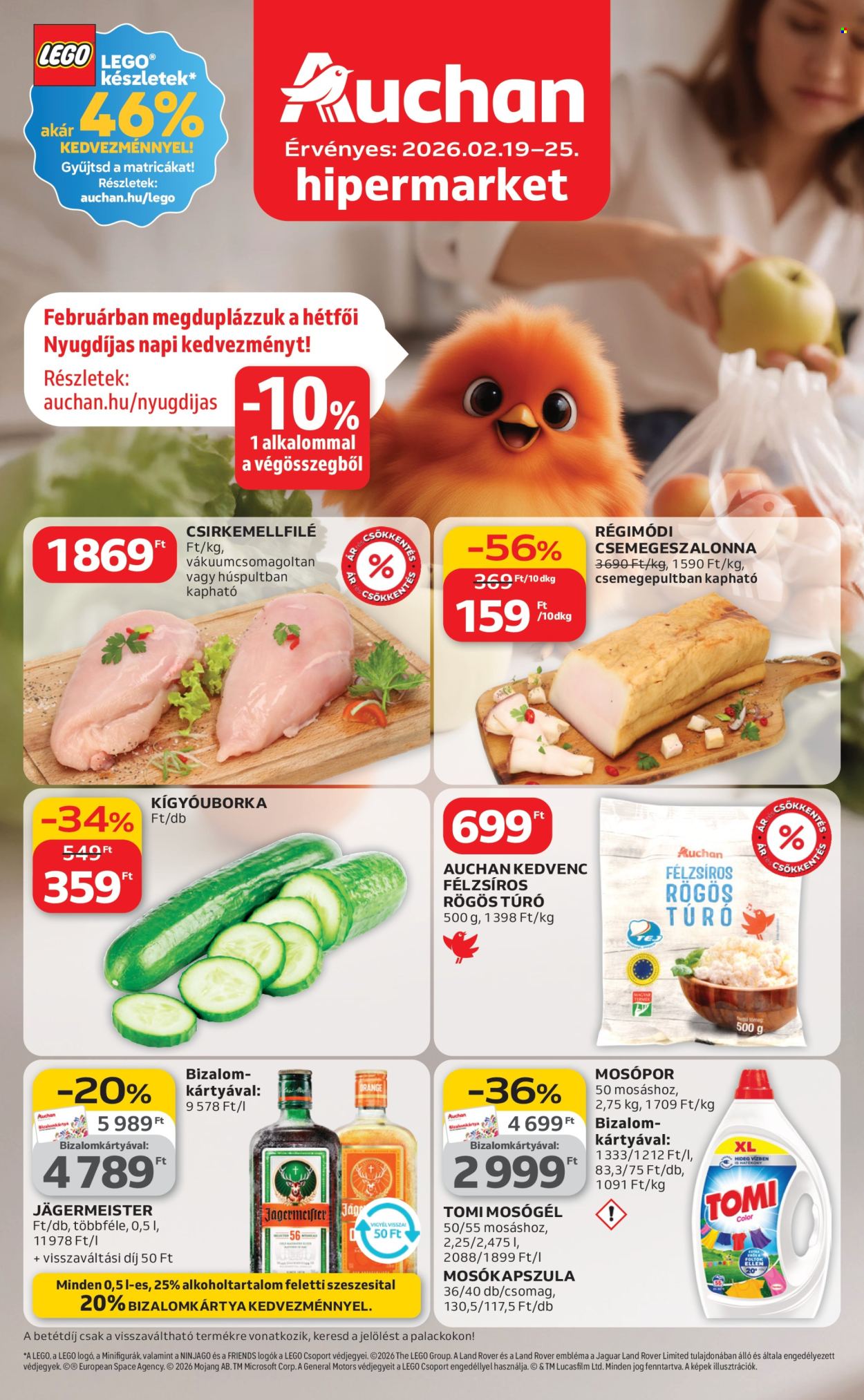 Auchan akciós újságok - 2026.02.19 - 2026.02.25. Oldal 1