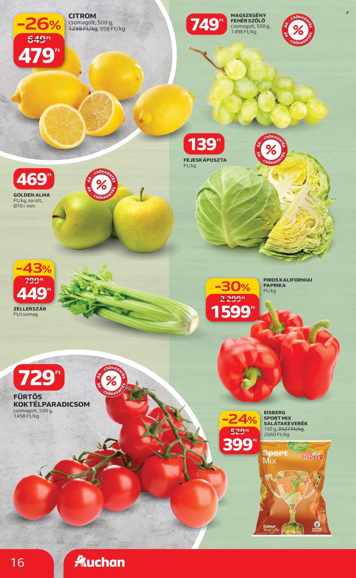 Auchan akciós újságok - 2026.02.19 - 2026.02.25. Oldal 16