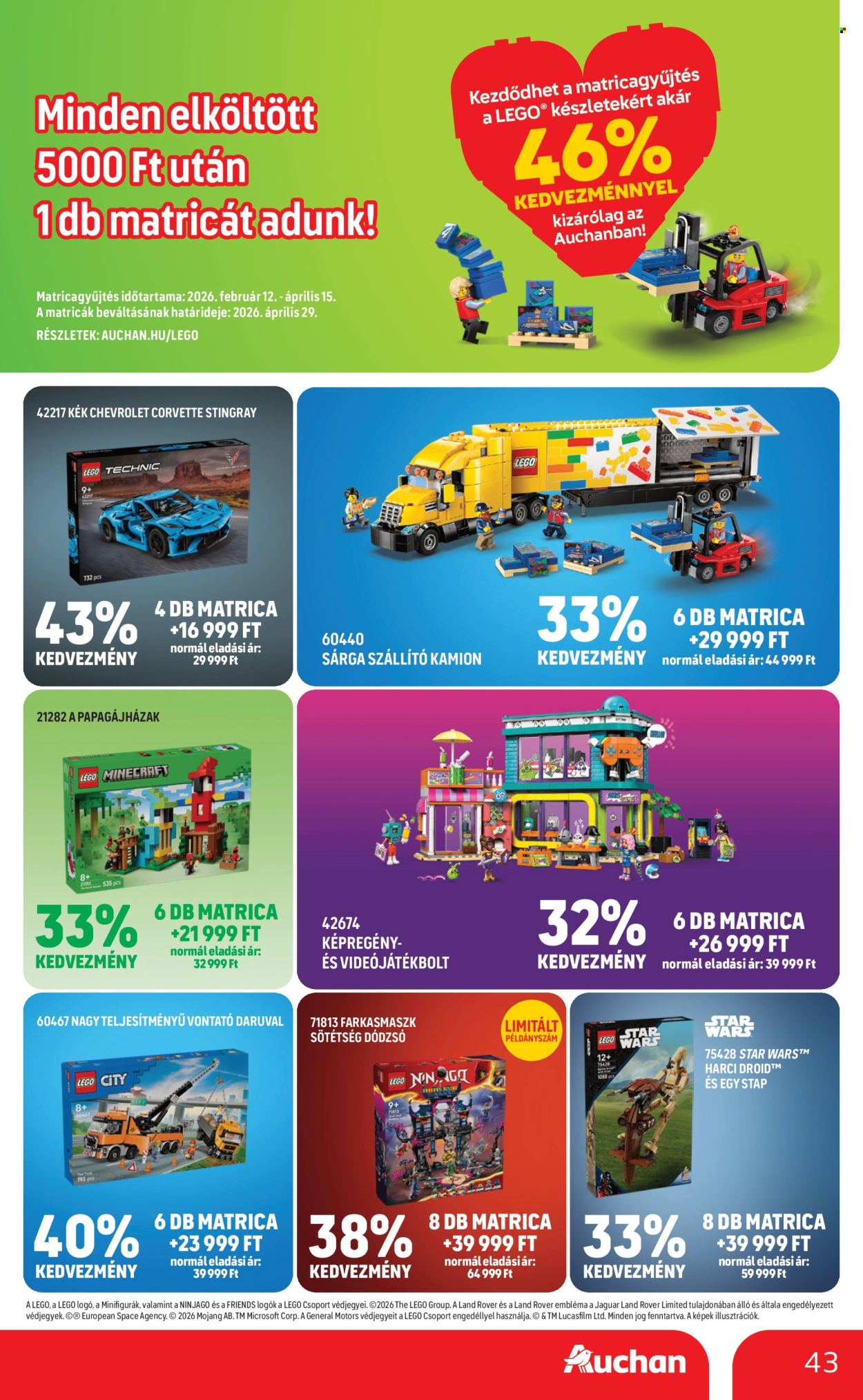 Auchan akciós újságok - 2026.02.19 - 2026.02.25. Oldal 43
