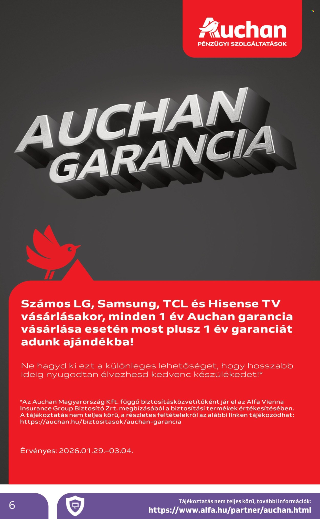 Auchan akciós újságok - 2026.02.19 - 2026.03.04. Oldal 6