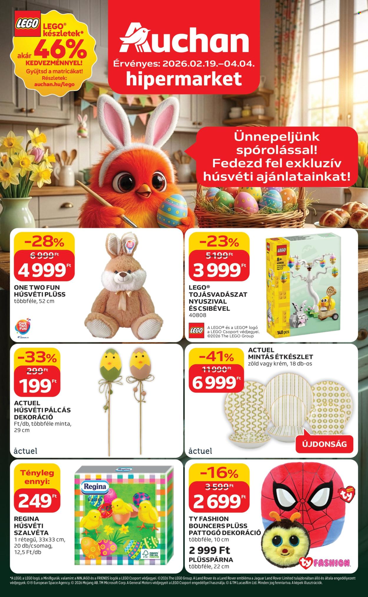 Auchan akciós újságok - 2026.02.19 - 2026.04.04. Oldal 1