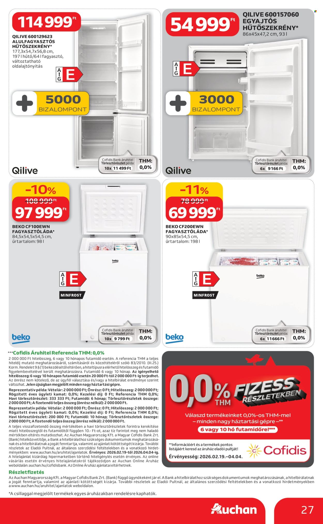 Auchan akciós újságok - 2026.02.19 - 2026.04.04. Oldal 27