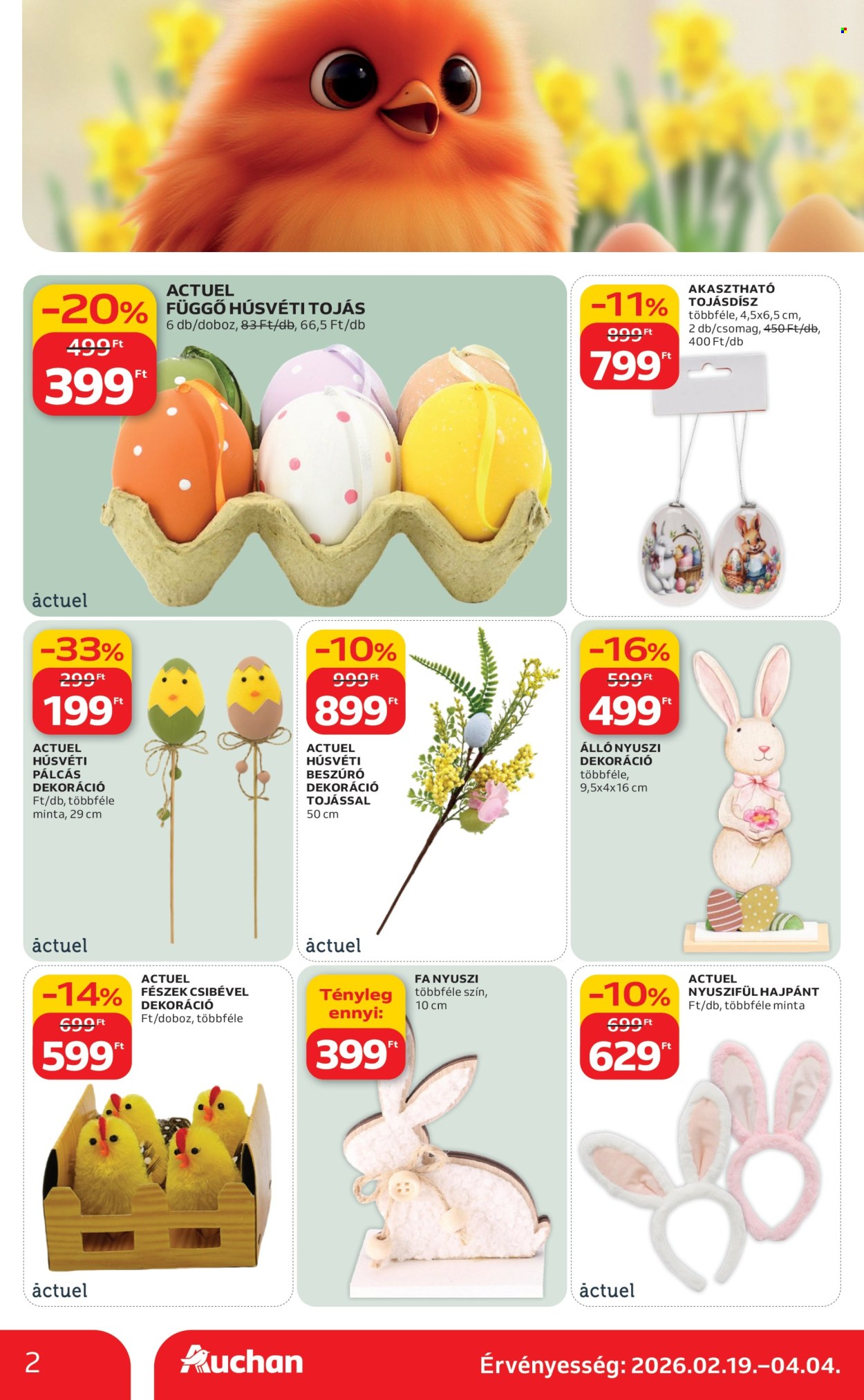 Auchan akciós újságok - 2026.02.19 - 2026.02.25. Oldal 2