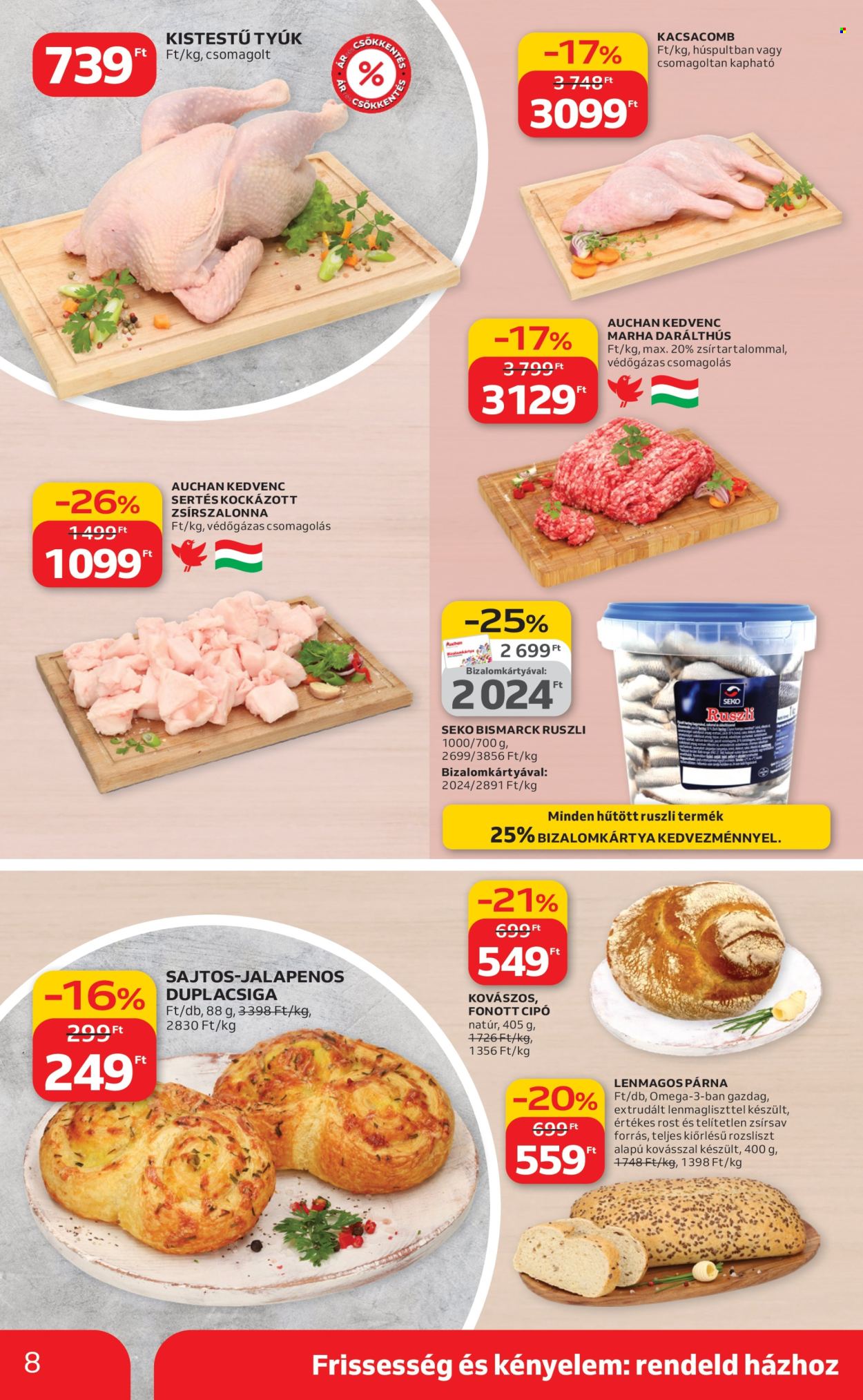 Auchan akciós újságok - 2026.02.19 - 2026.02.25. Oldal 8