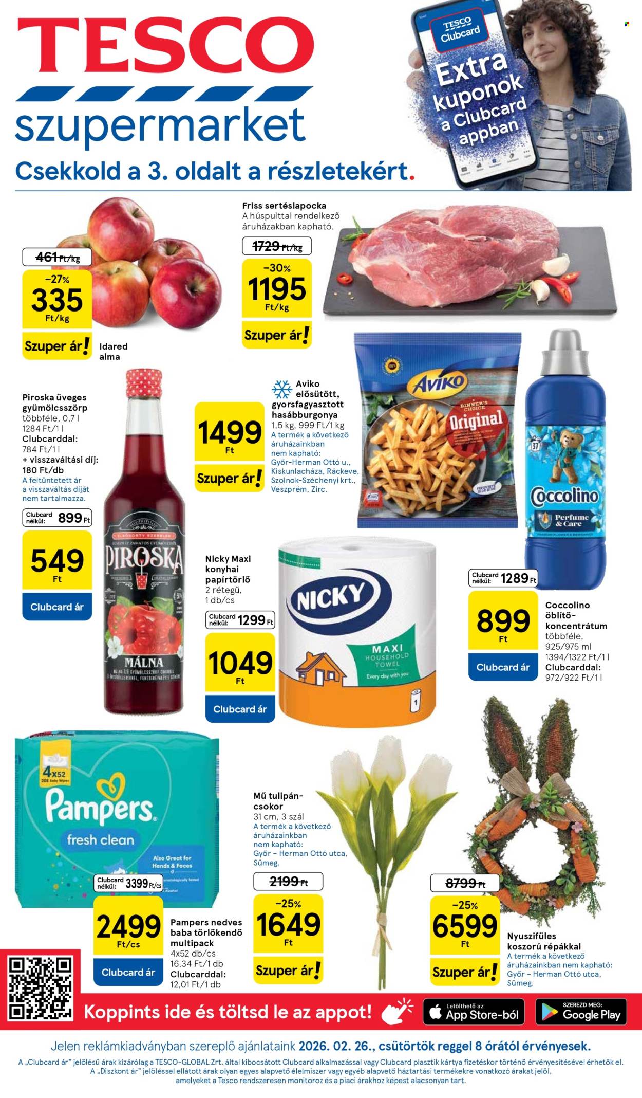 TESCO akciós újságok - 2026.02.26 - 2026.03.04. Oldal 1