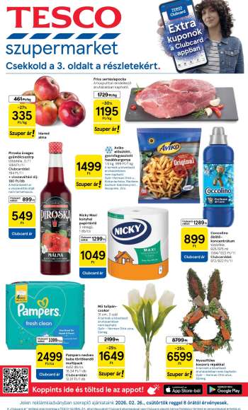 Újság TESCO - 2026.02.26 - 2026.03.04.