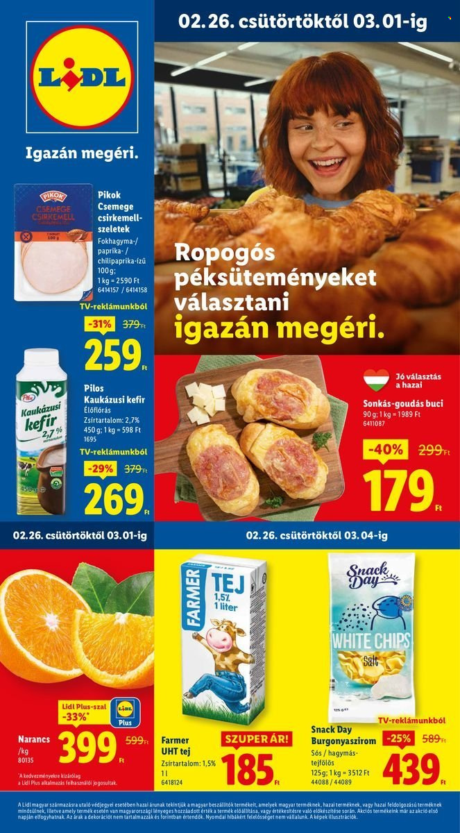Lidl akciós újságok - 2026.02.26 - 2026.03.04. Oldal 1