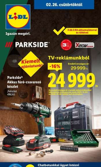 Újság Lidl - 2026.02.26 - 2026.03.04.