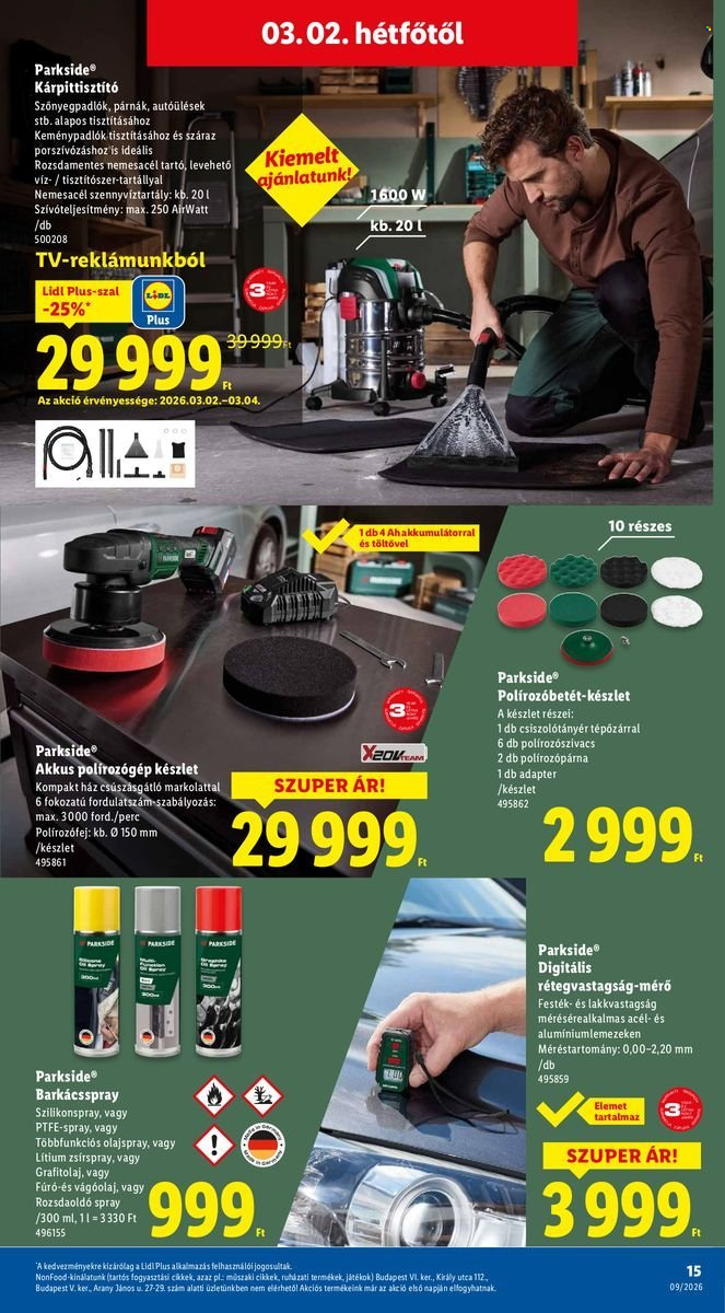 Lidl akciós újságok - 2026.02.26 - 2026.03.04. Oldal 15