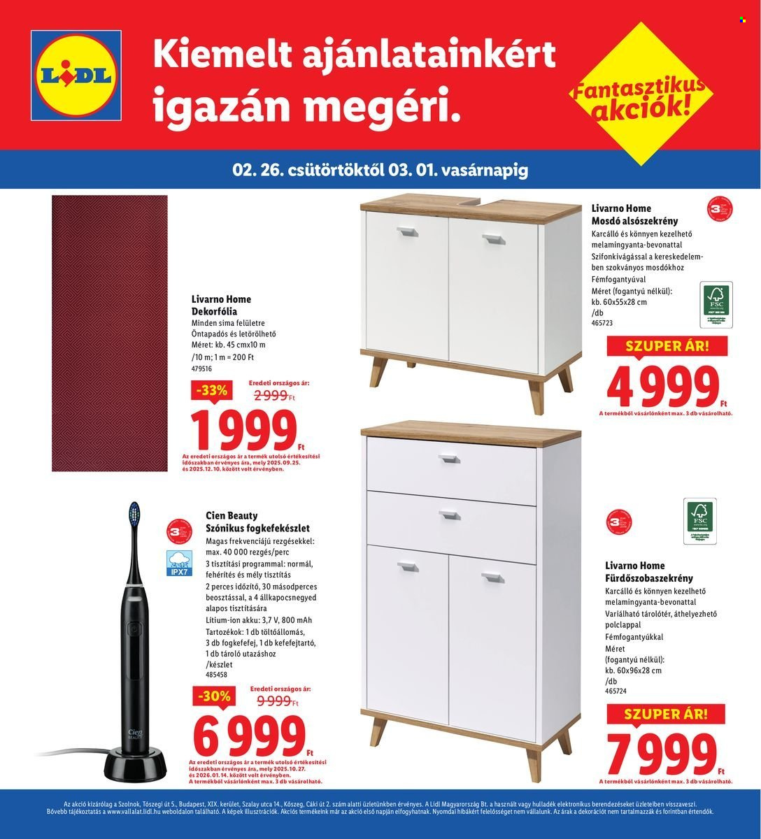 Lidl akciós újságok - 2026.02.26 - 2026.03.01. Oldal 4