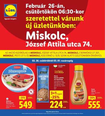 Újság Lidl - 2026.02.26 - 2026.03.01.