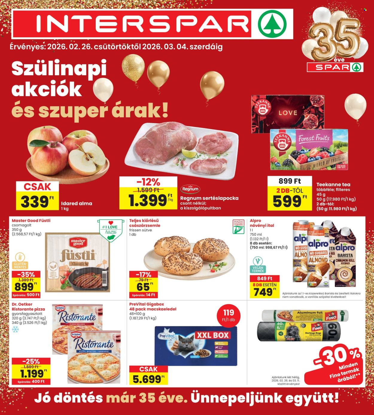 INTERSPAR akciós újságok - 2026.02.26 - 2026.03.04. Oldal 1