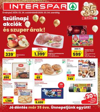 Újság INTERSPAR - 2026.02.26 - 2026.03.04.