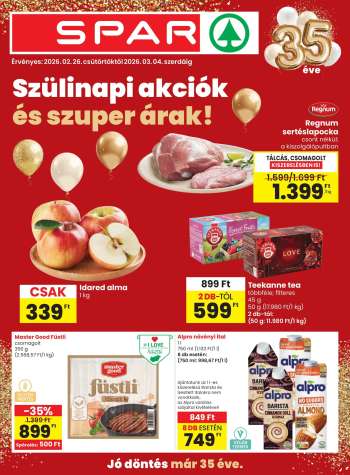 Újság SPAR - 2026.02.26 - 2026.03.04.