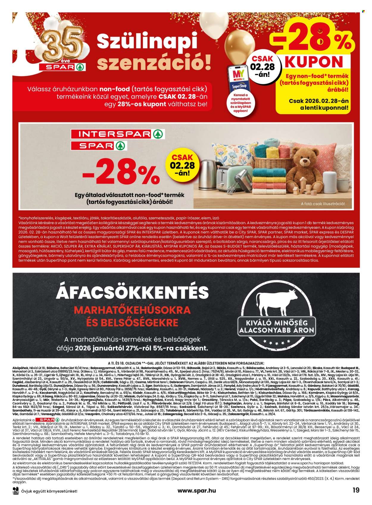 SPAR akciós újságok - 2026.02.26 - 2026.03.04. Oldal 19