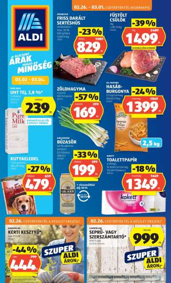 Újság Aldi - 2026.02.26 - 2026.03.04.