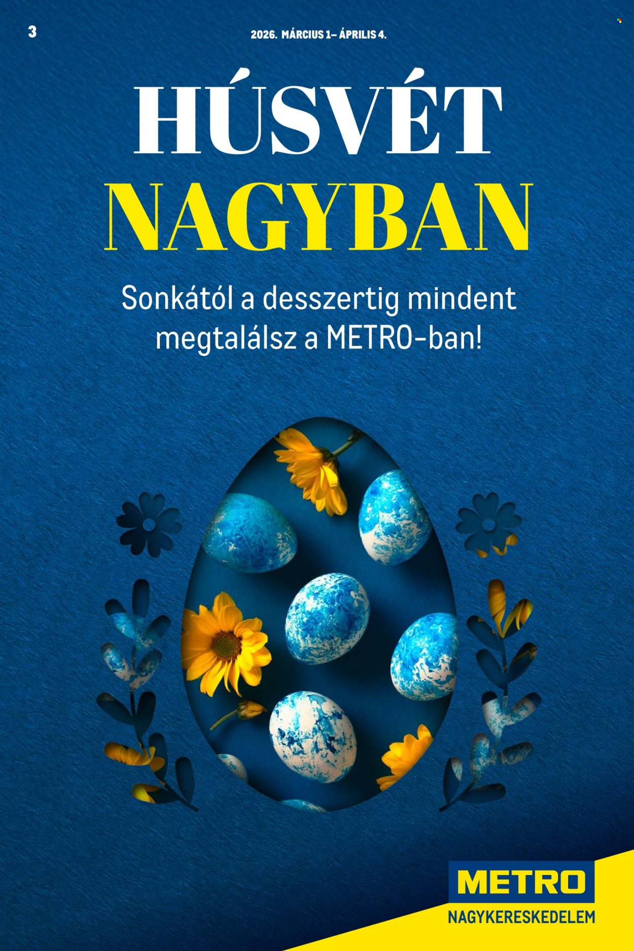 Metro akciós újságok - 2026.03.01 - 2026.04.04. Oldal 1