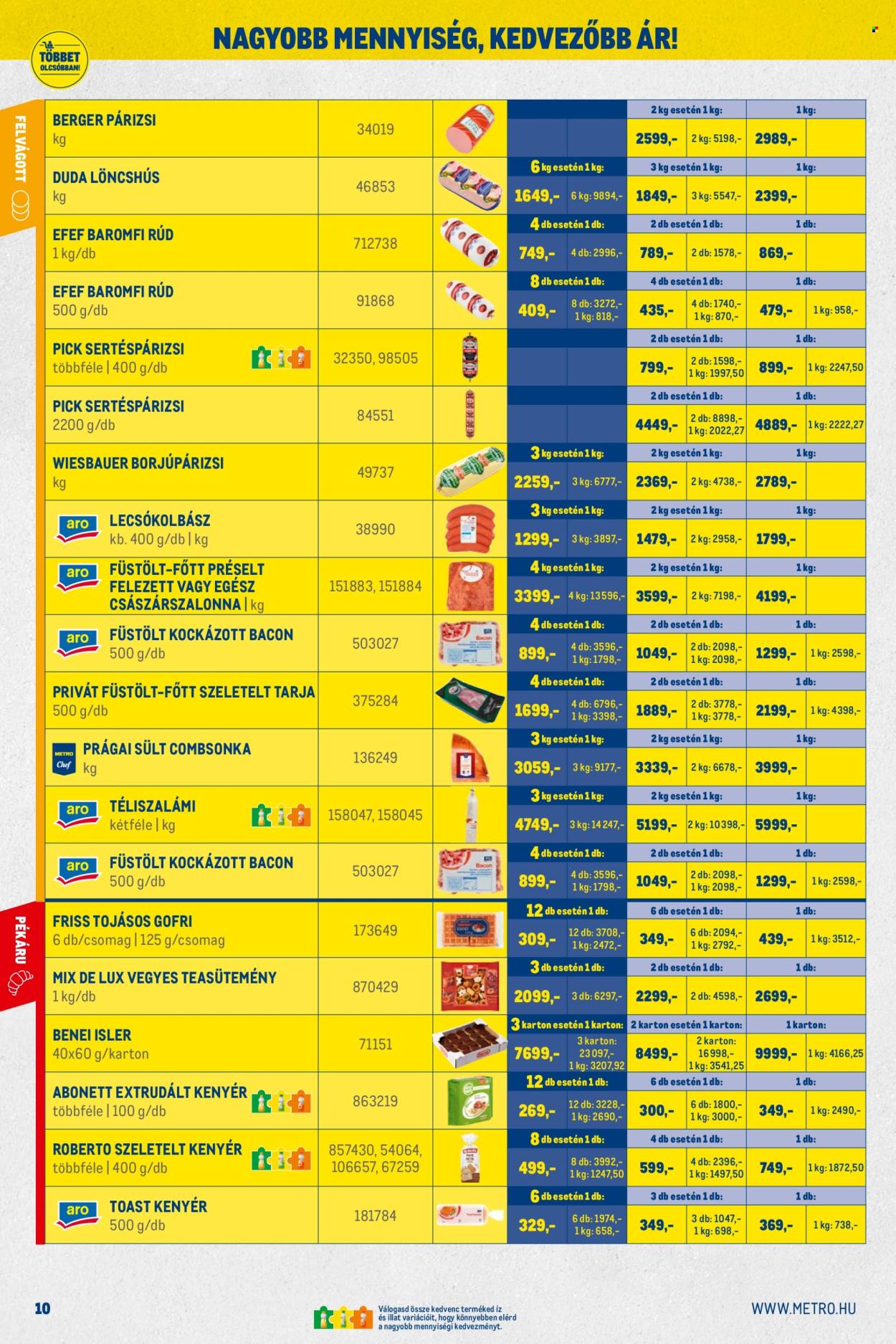 Metro akciós újságok - 2026.03.01 - 2026.03.31. Oldal 10