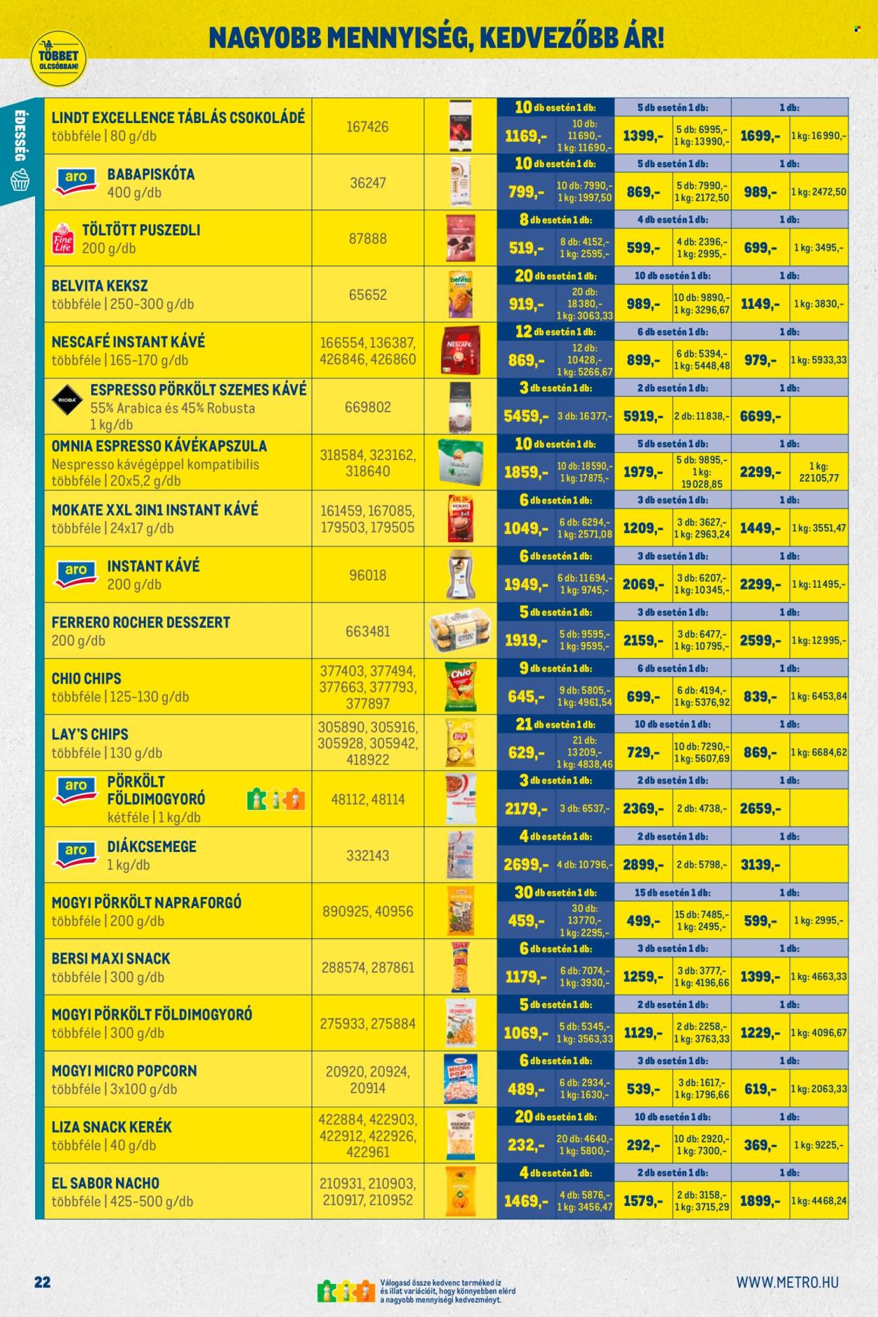 Metro akciós újságok - 2026.03.01 - 2026.03.31. Oldal 22