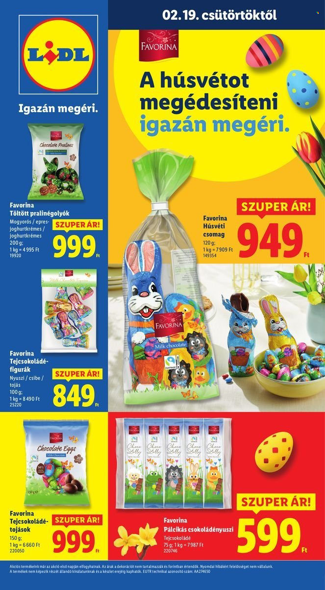 Lidl akciós újságok - 2026.02.19 - 2026.03.31. Oldal 1