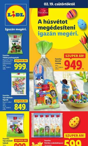 Újság Lidl - 2026.02.19 - 2026.03.31.