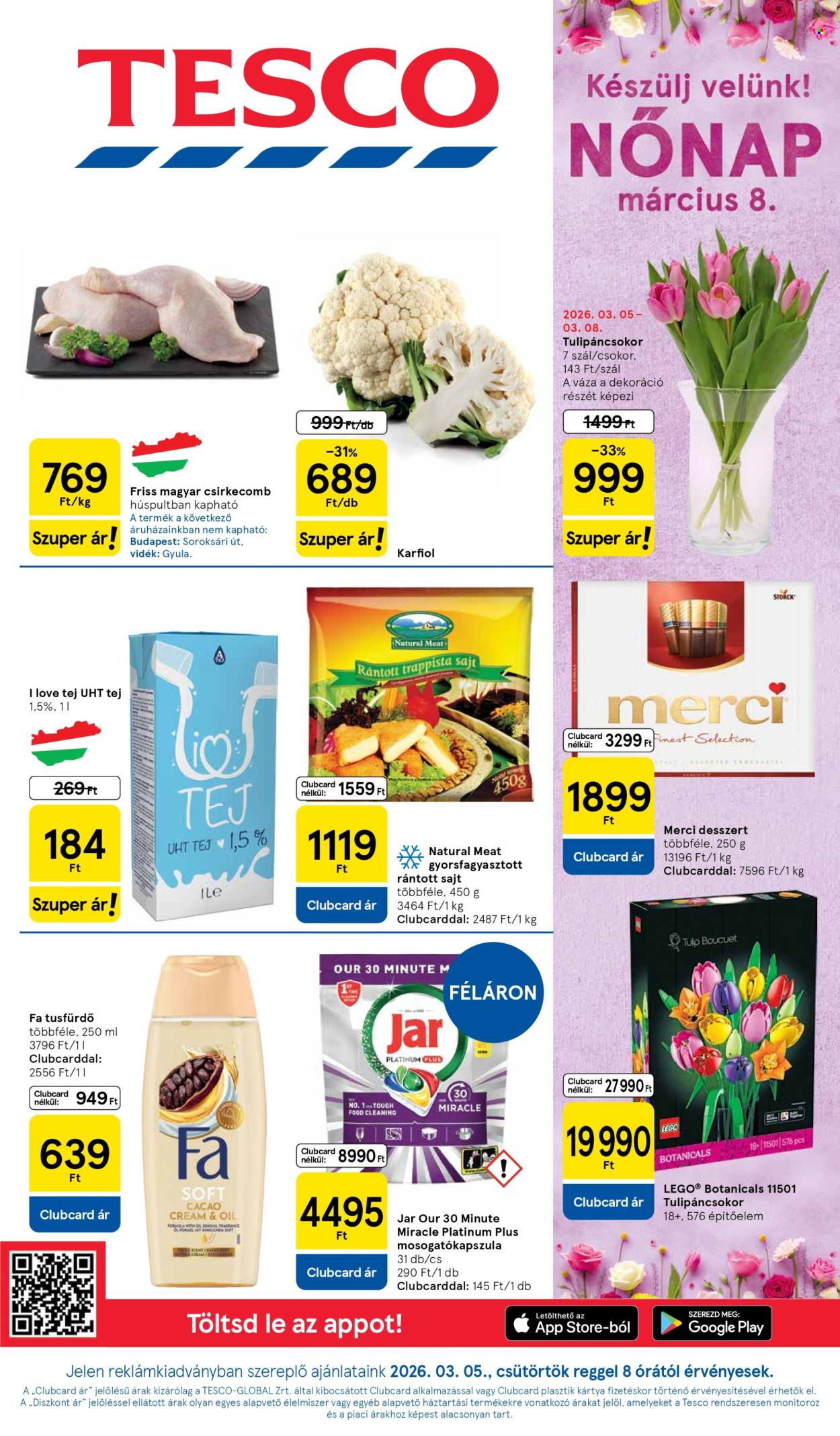 TESCO akciós újságok - 2026.03.05 - 2026.03.11. Oldal 1