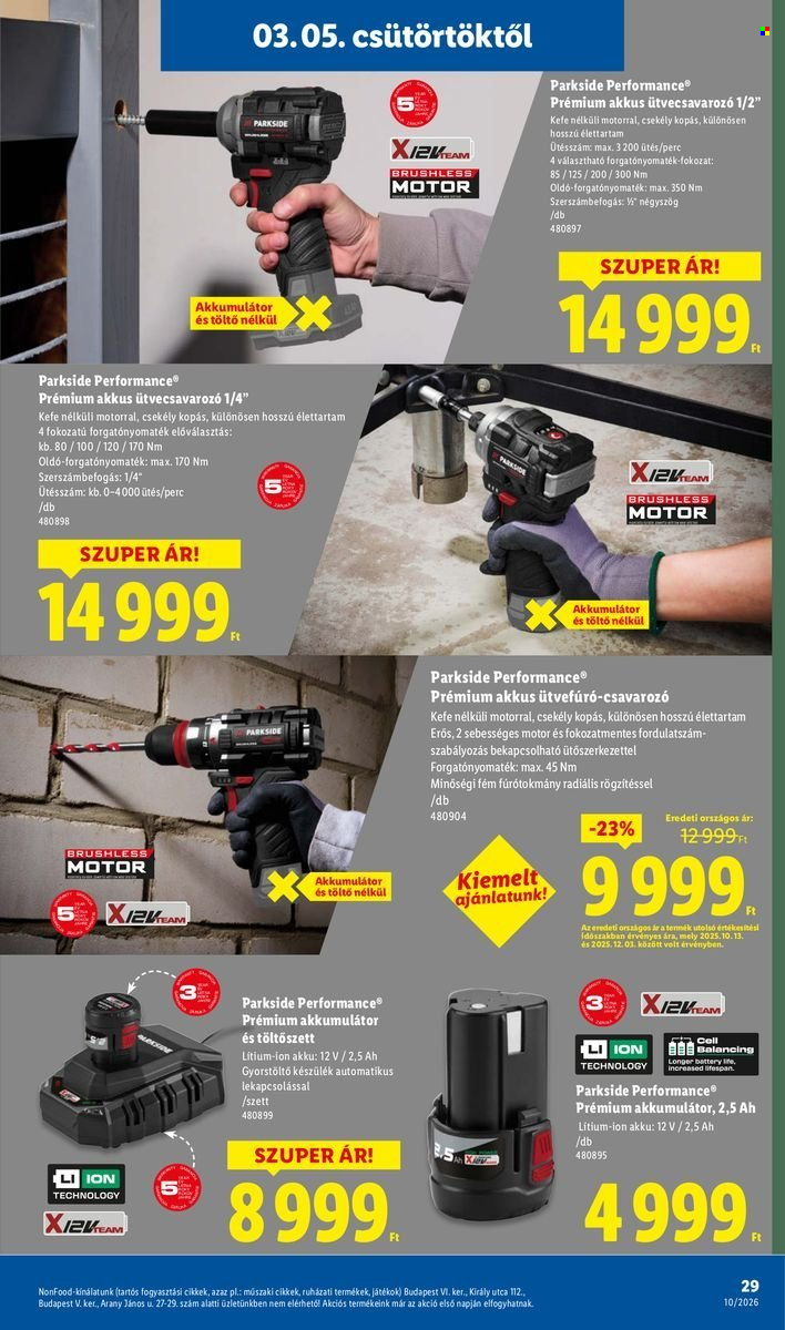 Lidl akciós újságok - 2026.03.05 - 2026.03.11. Oldal 29