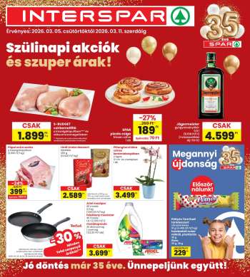 Újság INTERSPAR - 2026.03.05 - 2026.03.11.