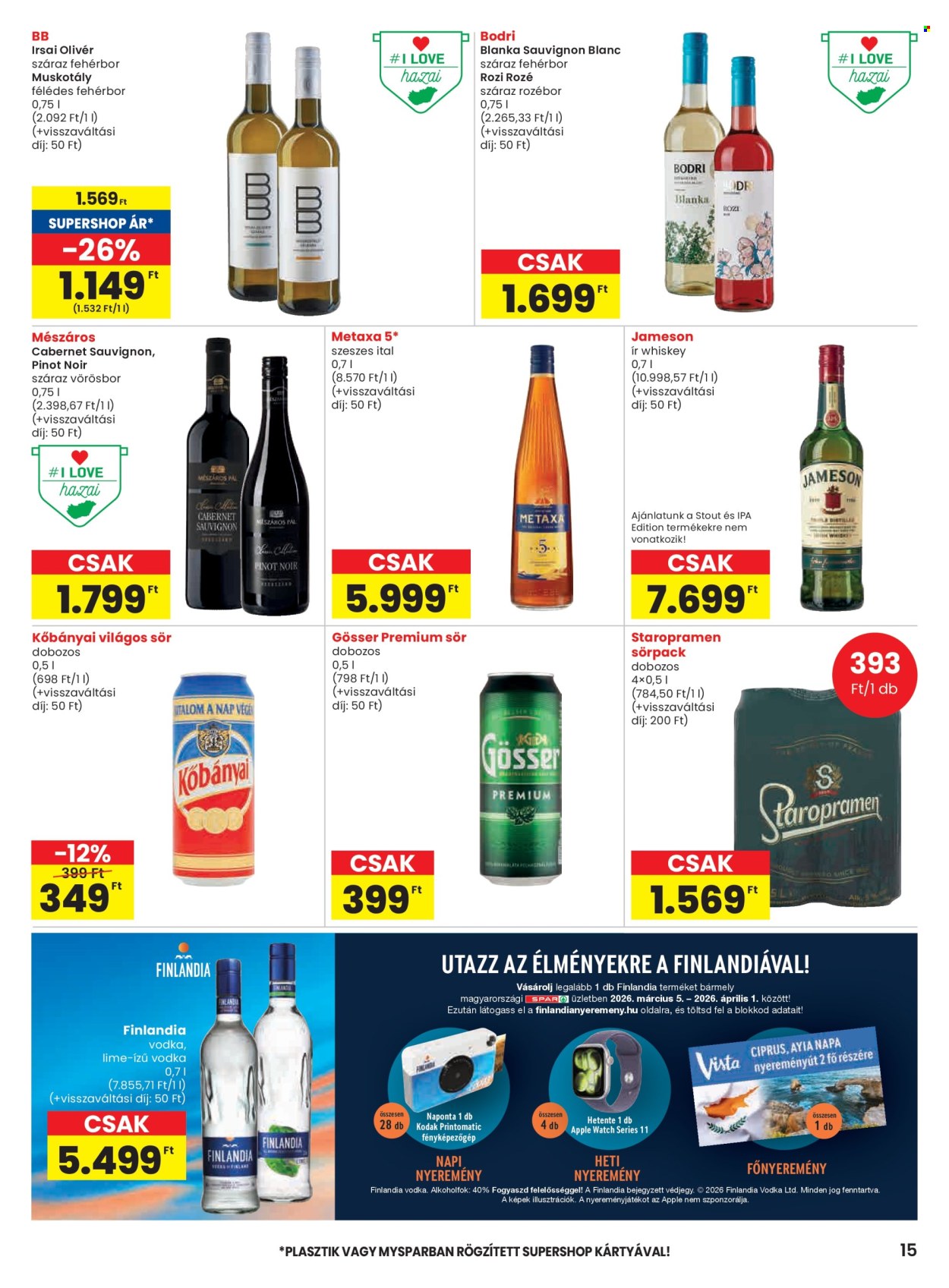 SPAR akciós újságok - 2026.03.05 - 2026.03.11. Oldal 15