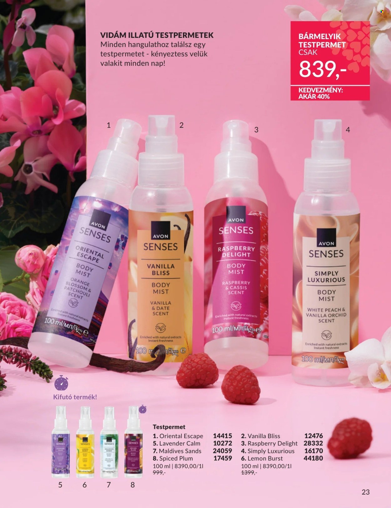 Avon akciós újságok - 2026.03.01 - 2026.03.31. Oldal 23