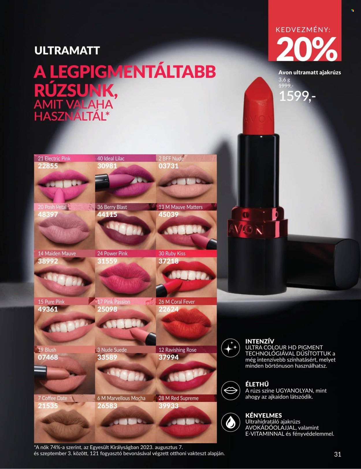 Avon akciós újságok - 2026.03.01 - 2026.03.31. Oldal 31