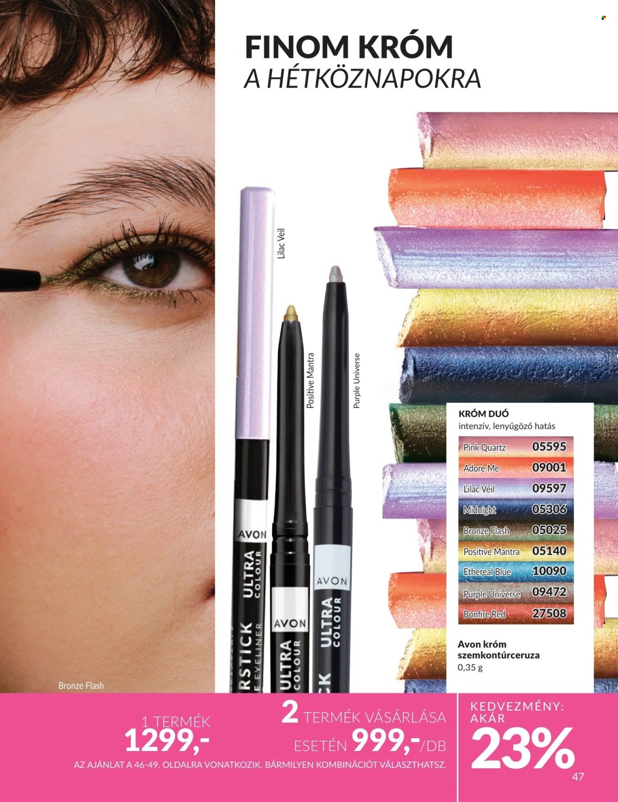 Avon akciós újságok - 2026.03.01 - 2026.03.31. Oldal 47
