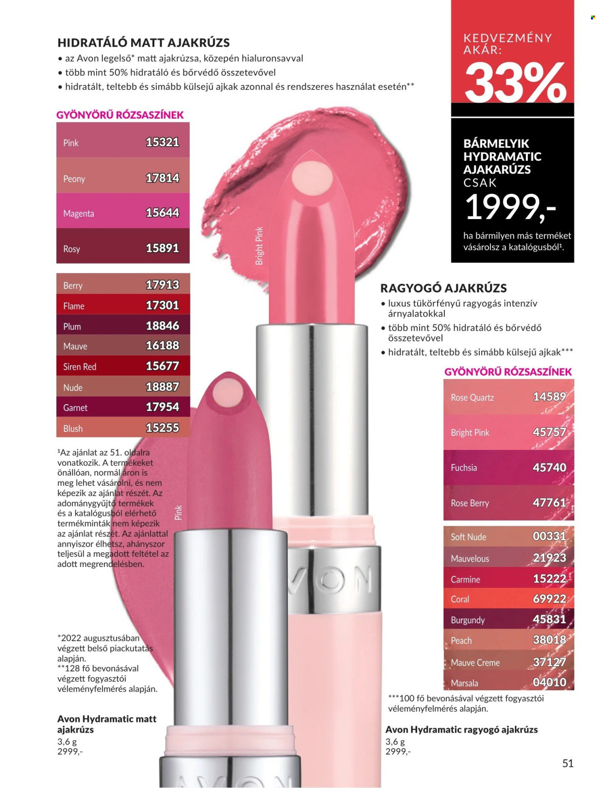Avon akciós újságok - 2026.03.01 - 2026.03.31. Oldal 51