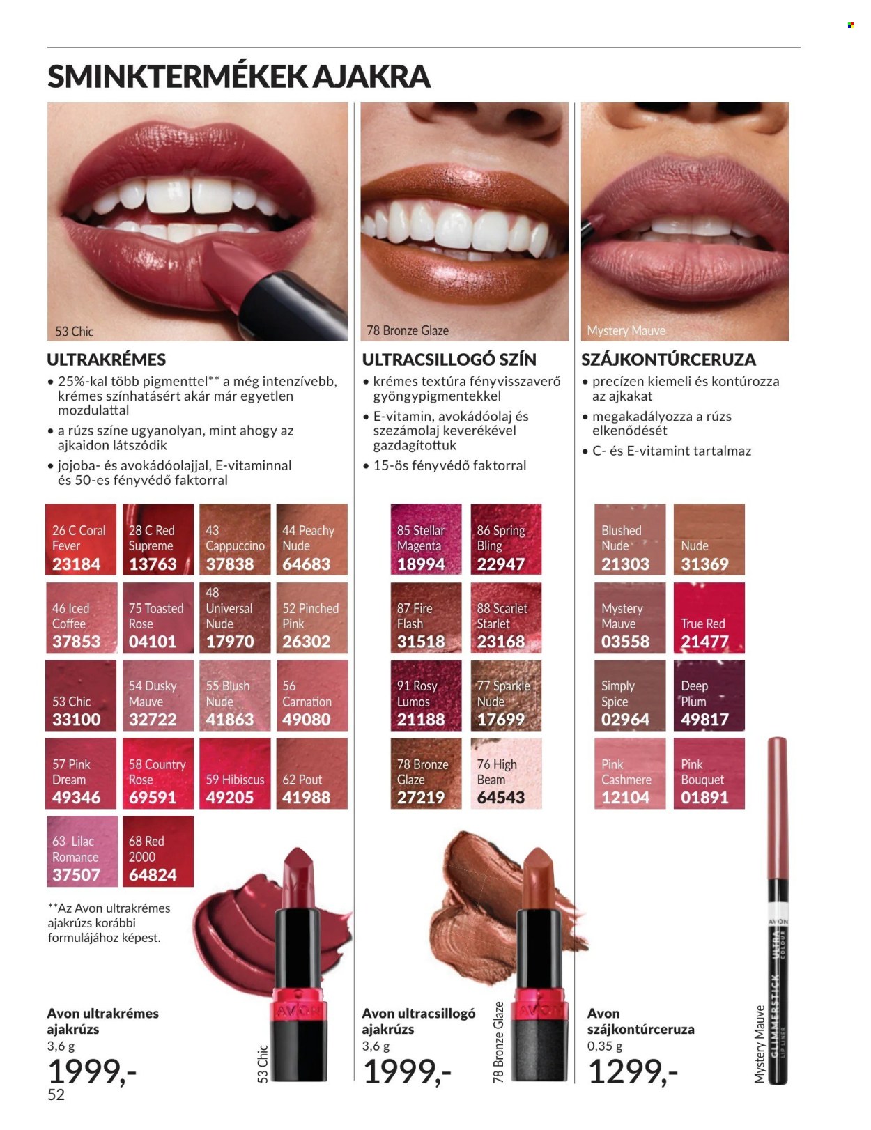 Avon akciós újságok - 2026.03.01 - 2026.03.31. Oldal 52