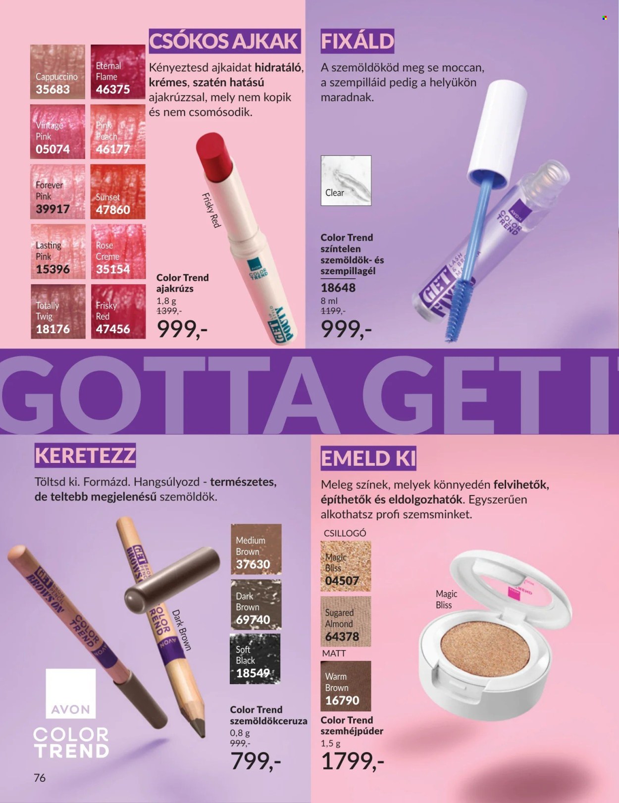 Avon akciós újságok - 2026.03.01 - 2026.03.31. Oldal 76