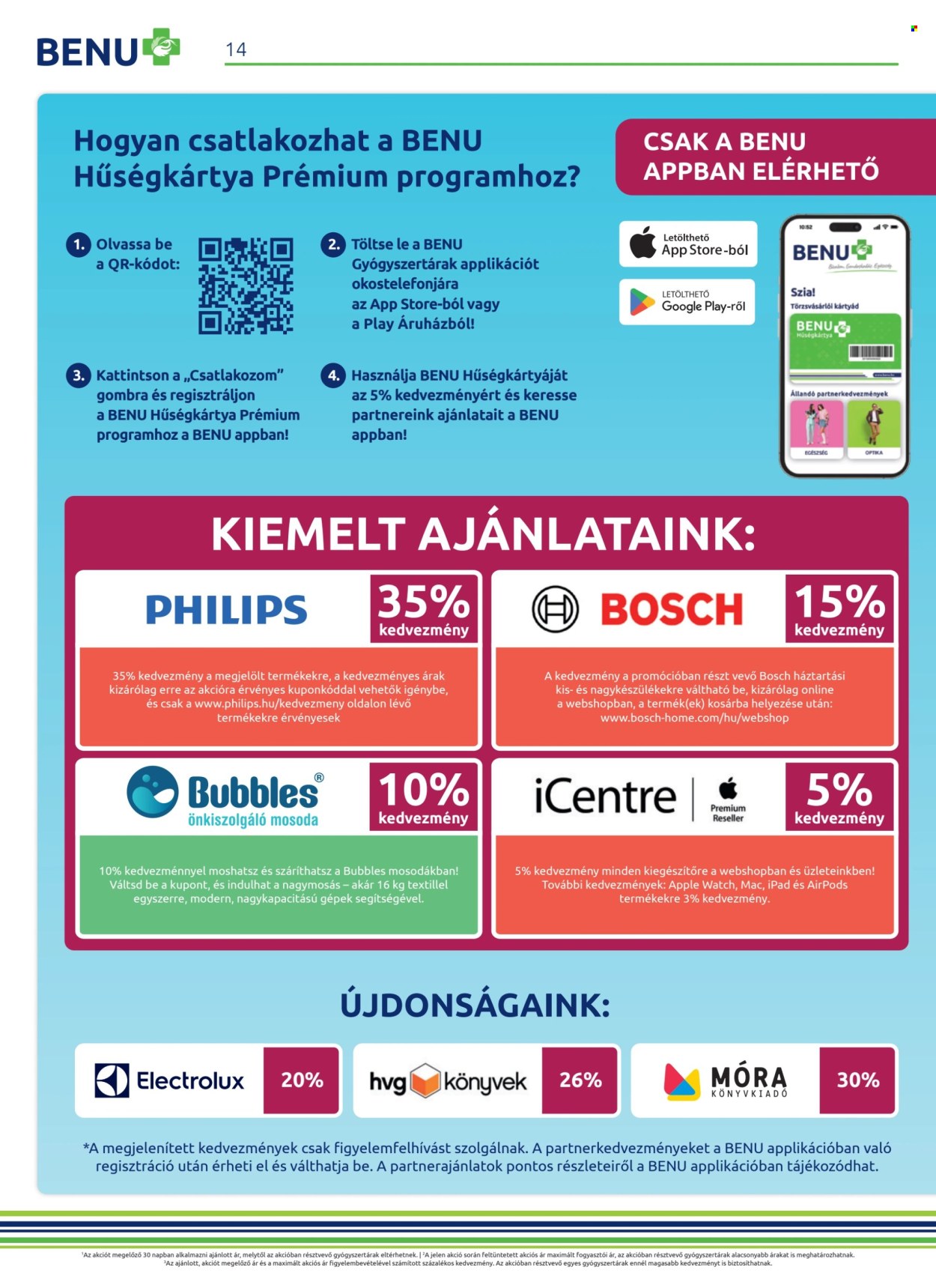 BENU Gyógyszertár akciós újságok - 2026.03.01 - 2026.03.31. Oldal 14