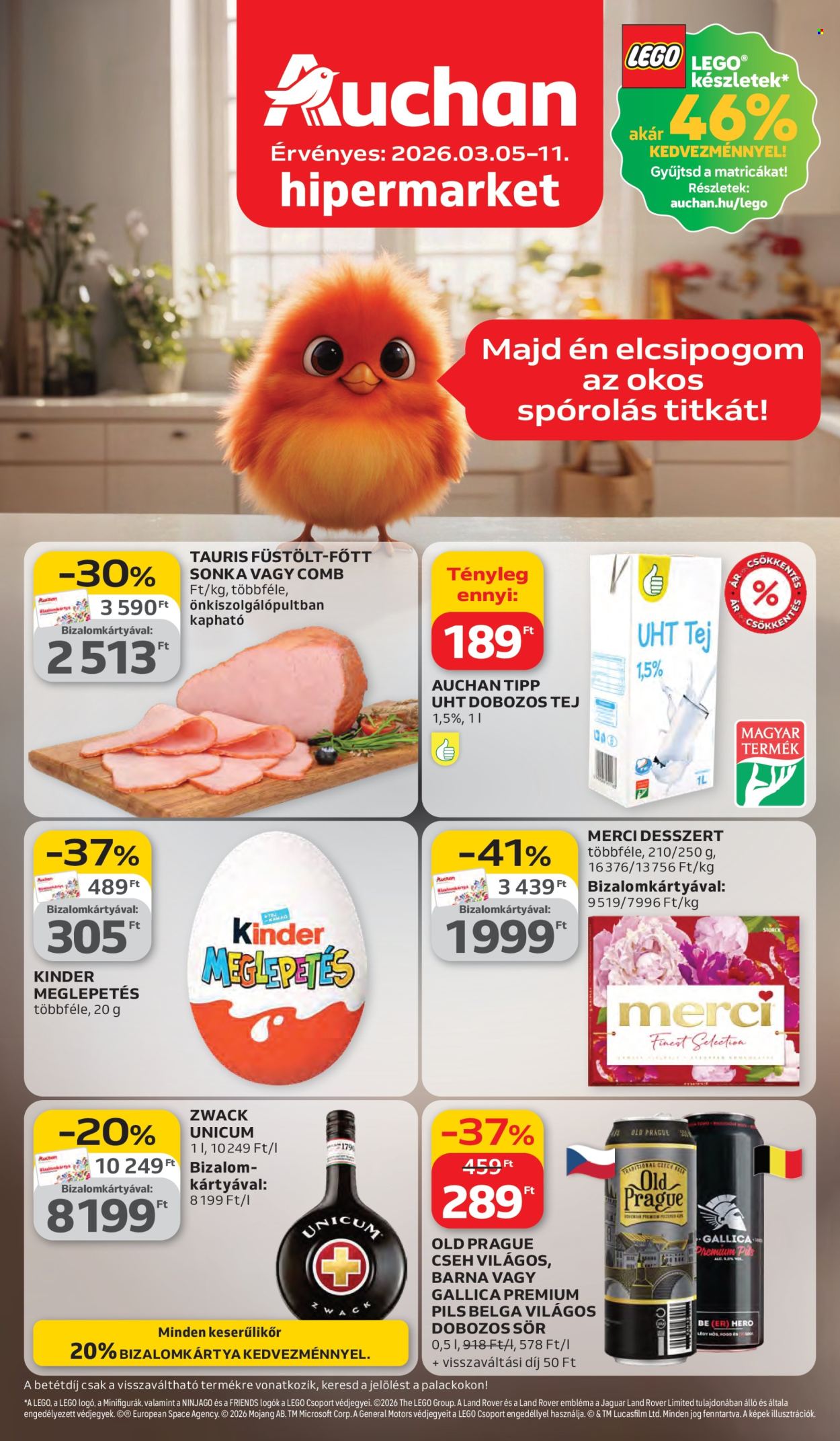 Auchan akciós újságok - 2026.03.05 - 2026.03.11. Oldal 1