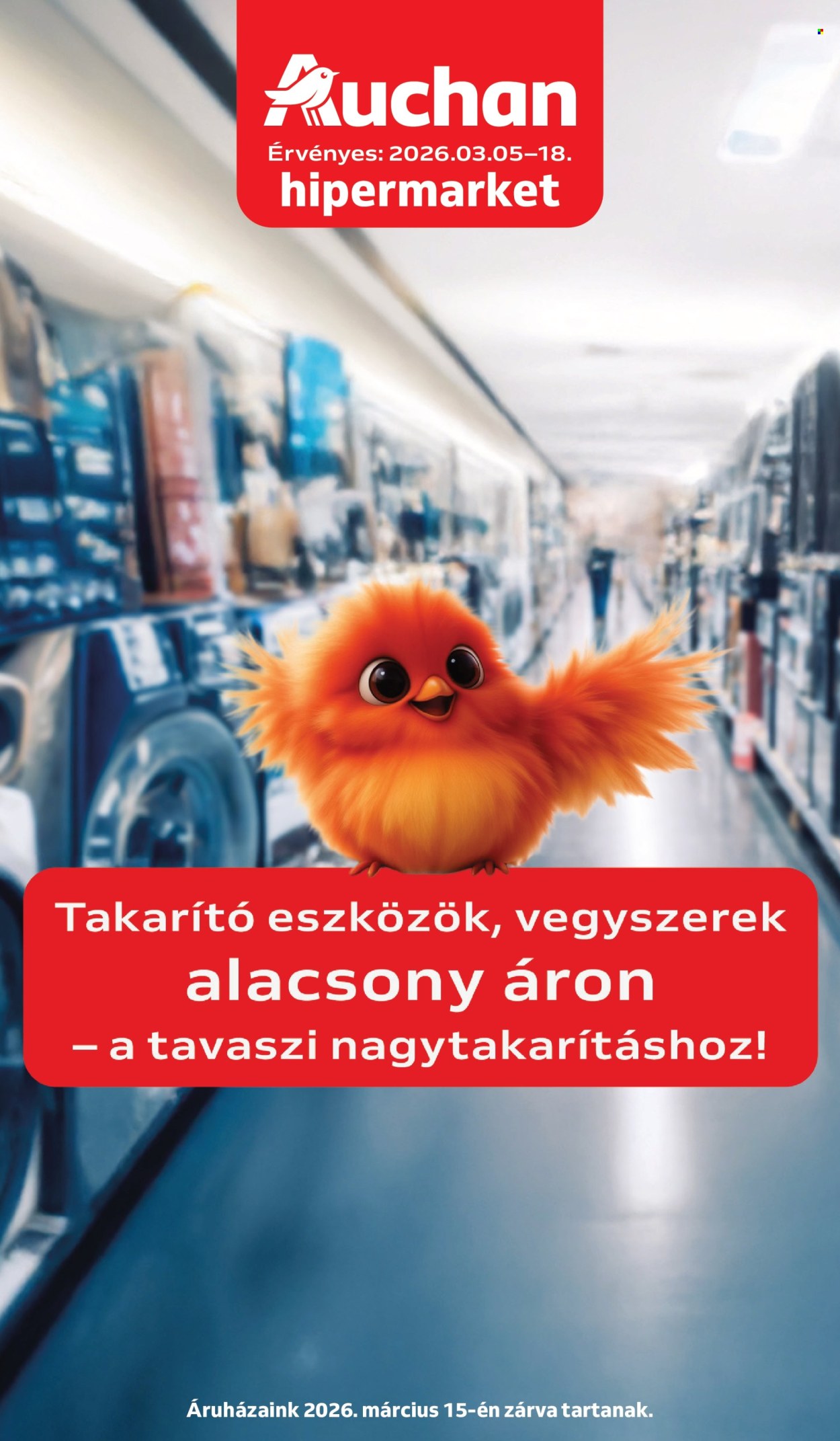 Auchan akciós újságok - 2026.03.05 - 2026.03.18. Oldal 1