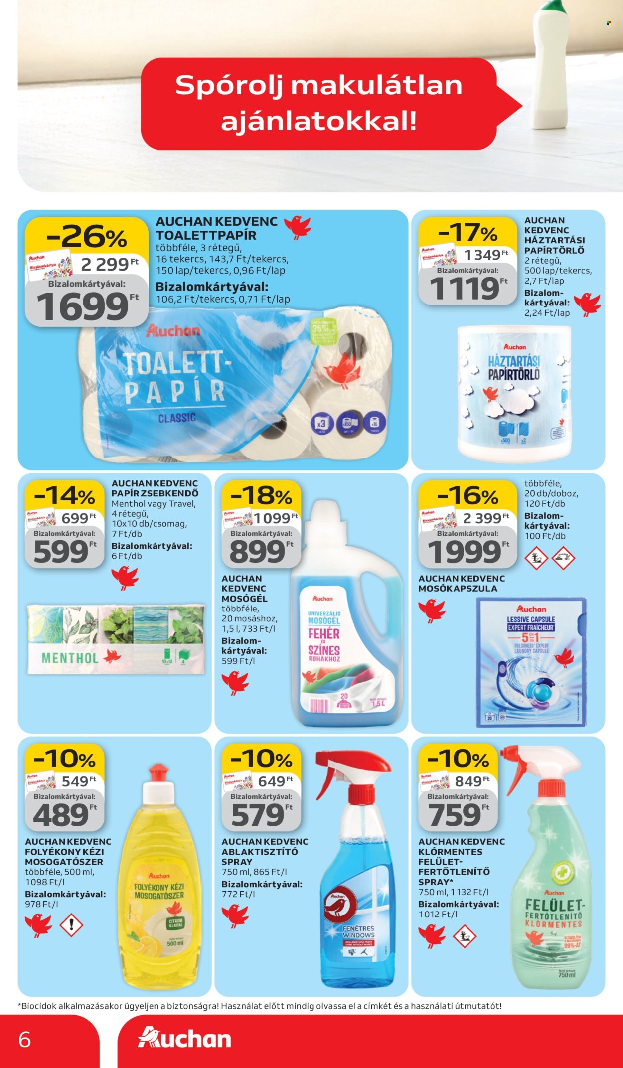Auchan akciós újságok - 2026.03.05 - 2026.03.18. Oldal 6