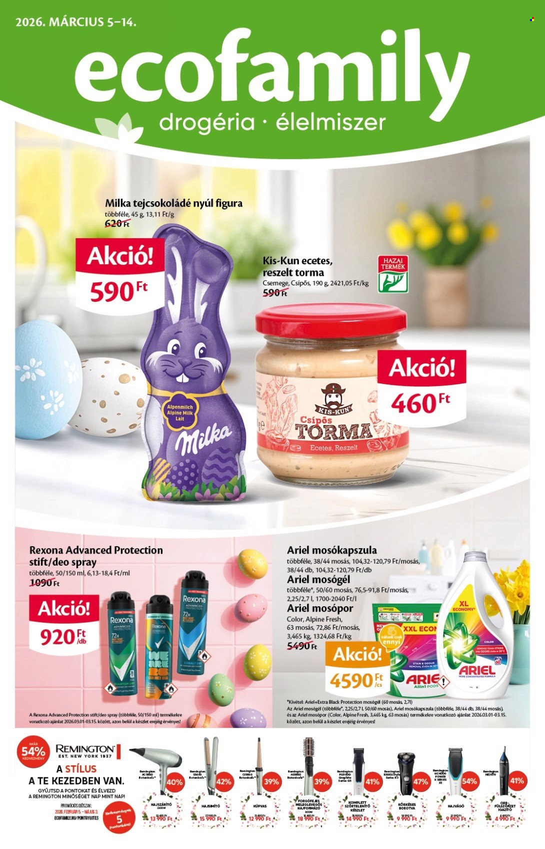 EcoFamily akciós újságok - 2026.03.05 - 2026.03.14. Oldal 1