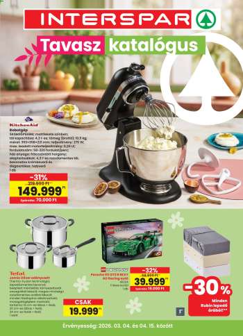 Újság INTERSPAR - 2026.03.04 - 2026.04.15.