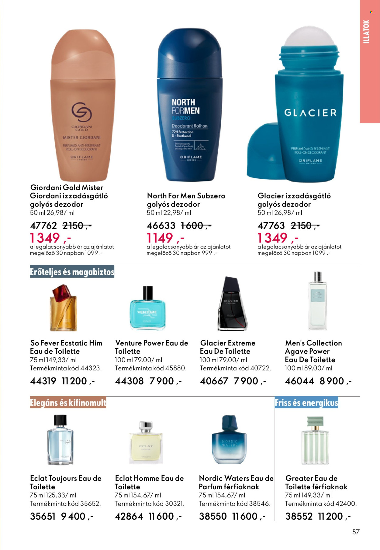 Oriflame akciós újságok - 2026.03.04 - 2026.03.24. Oldal 57