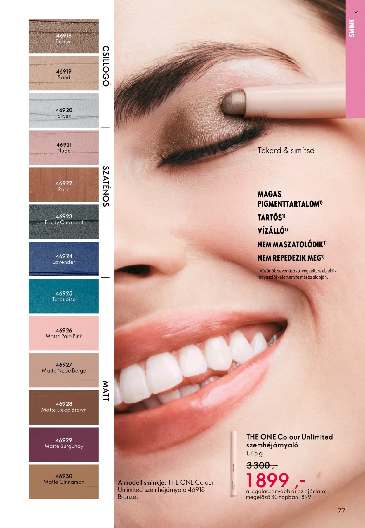 Oriflame akciós újságok - 2026.03.04 - 2026.03.24. Oldal 77