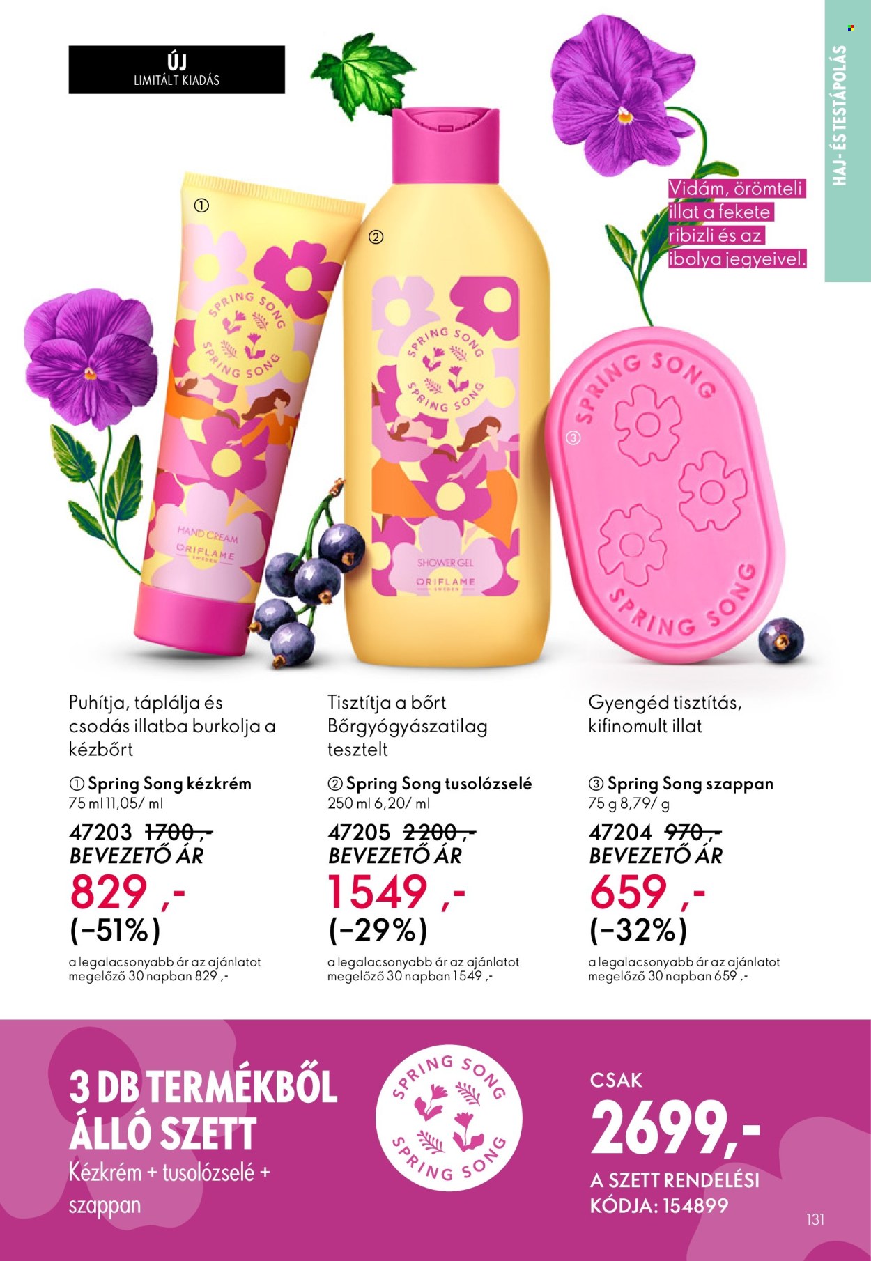 Oriflame akciós újságok - 2026.03.04 - 2026.03.24. Oldal 131